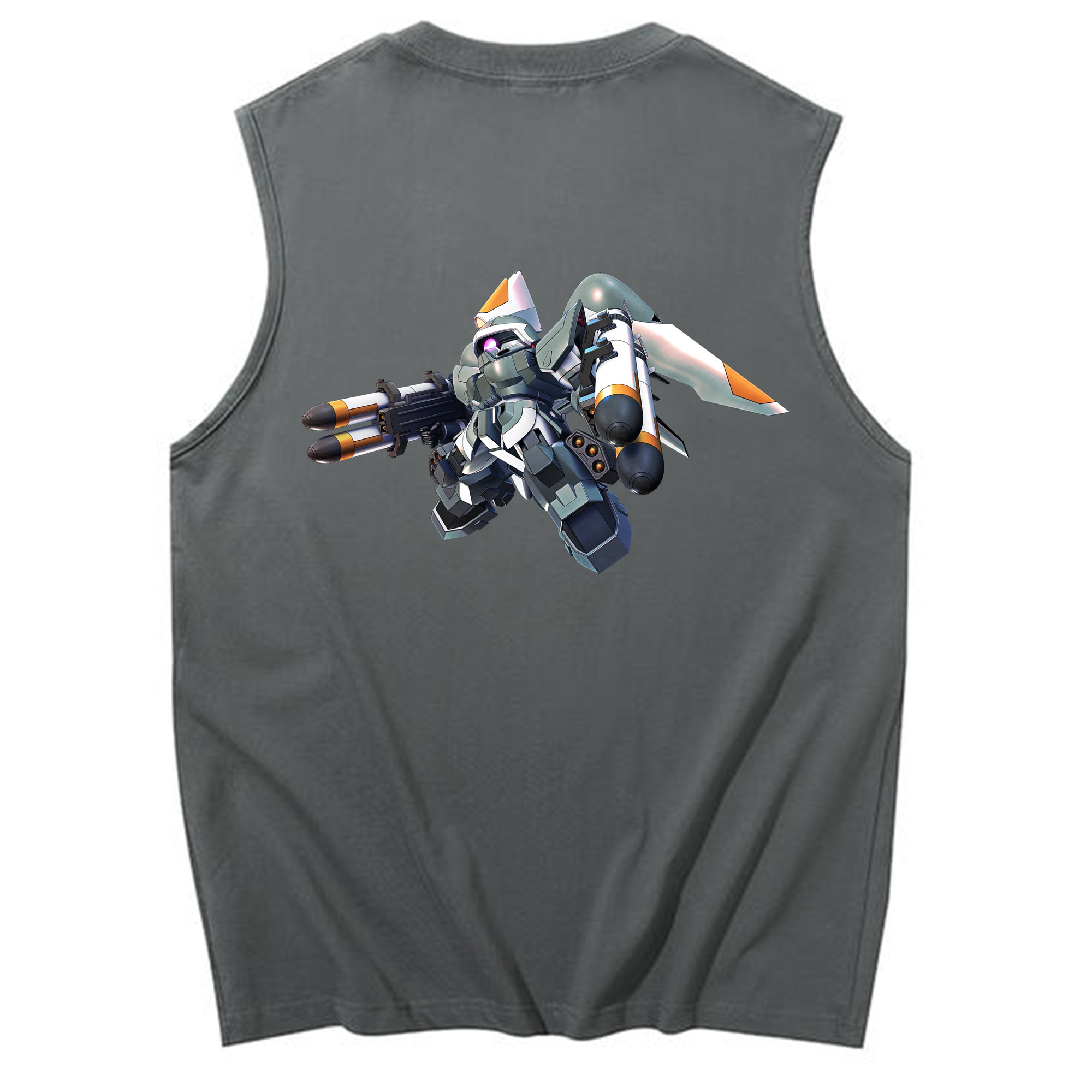 （画像用） 機動戦士ガンダム Mobile Suit Gundam コットン100％タンクトップ（背面プリント）